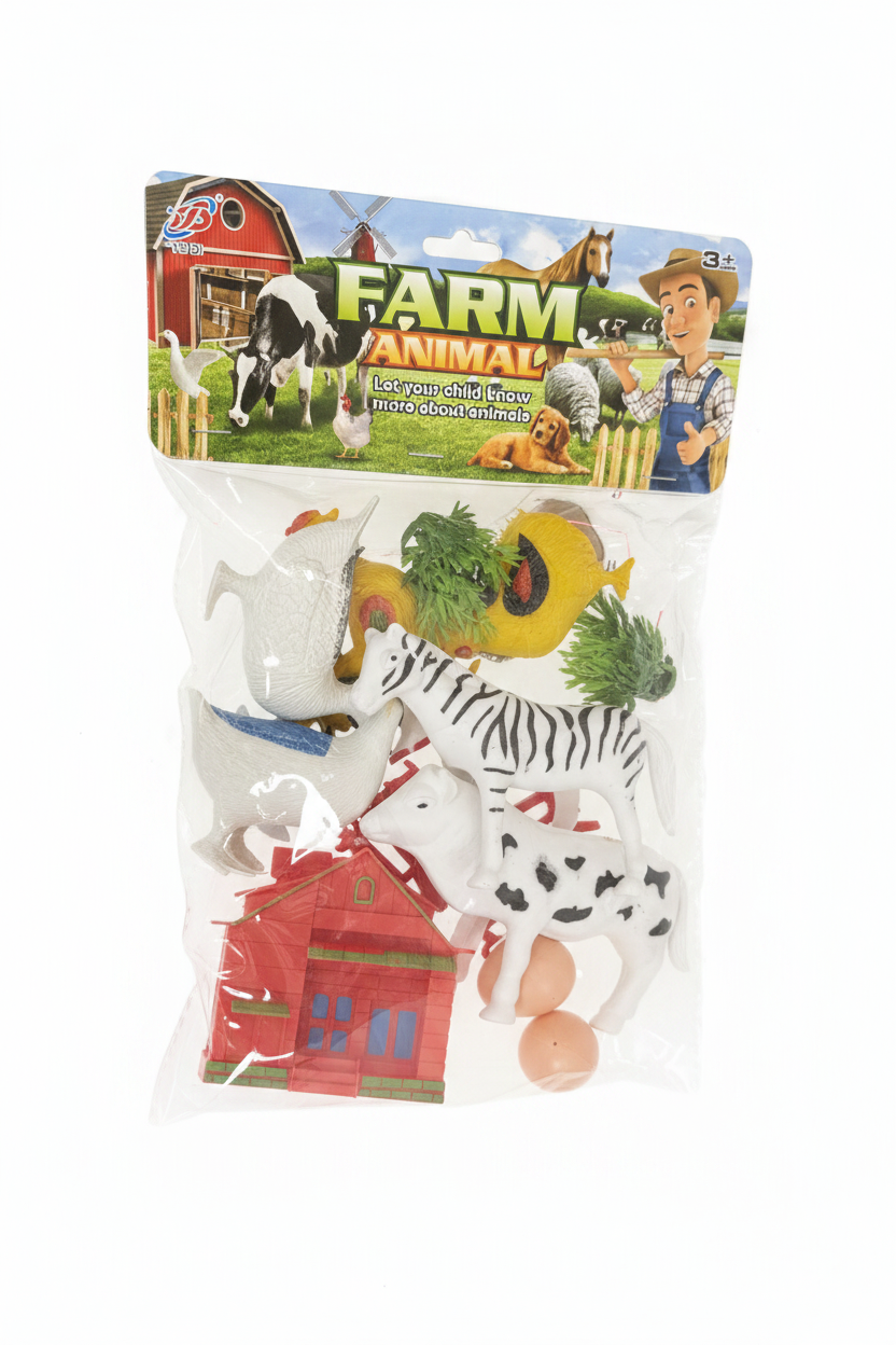 Lodër Kafshë Ferme - Set Figurinash
