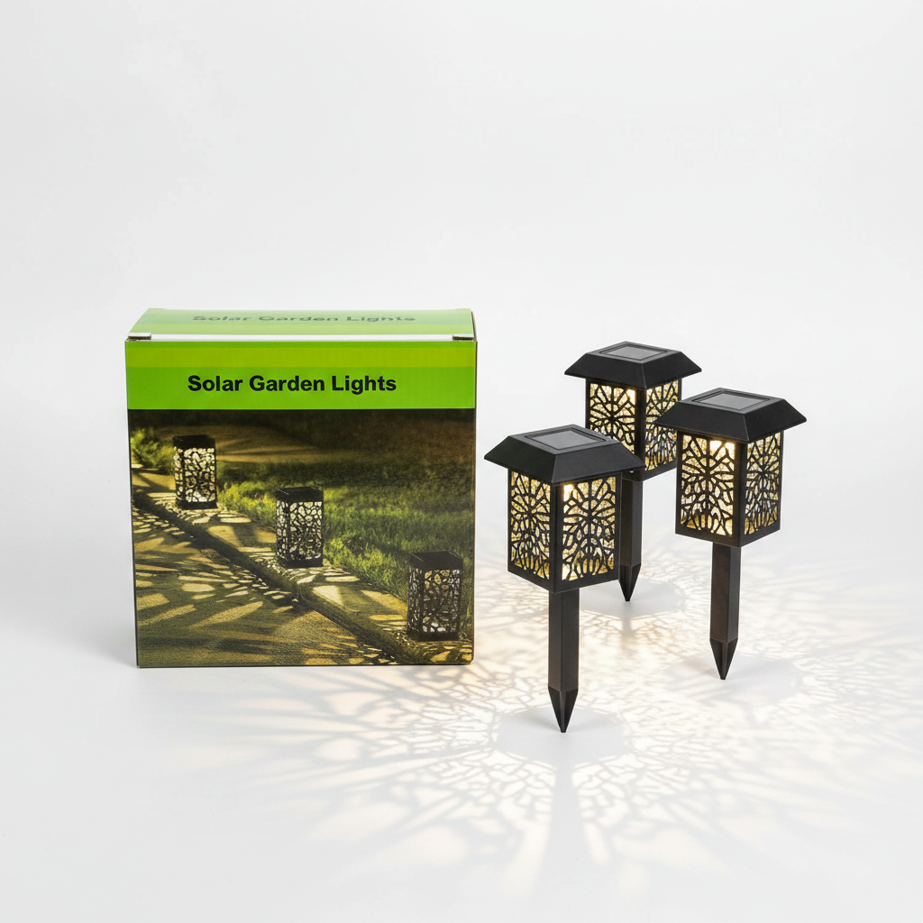 Solar Garden Lights – Dritë Solare Kopshti