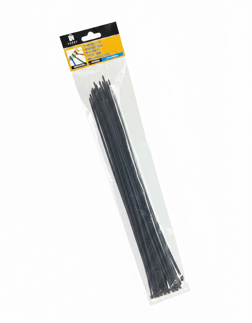 Lidhëse Plastike të Zeza 50 copë — 4mm×480mm