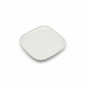 White Square Pearl Embossed Plate