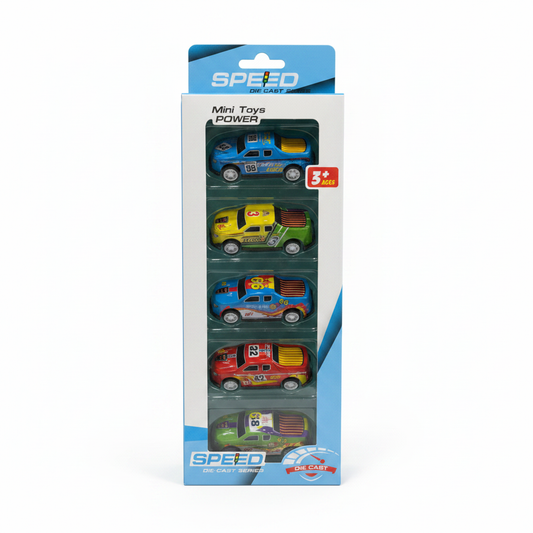 Speed Die-Cast Mini Toys Power - 5 Makina Racing