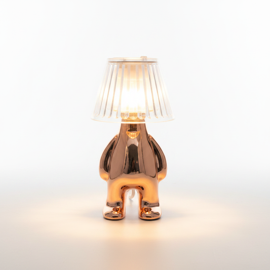 Llamë LED Dekorative Figura Njeriu - Rose Gold