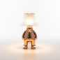 Llamë LED Dekorative Figura Njeriu - Rose Gold