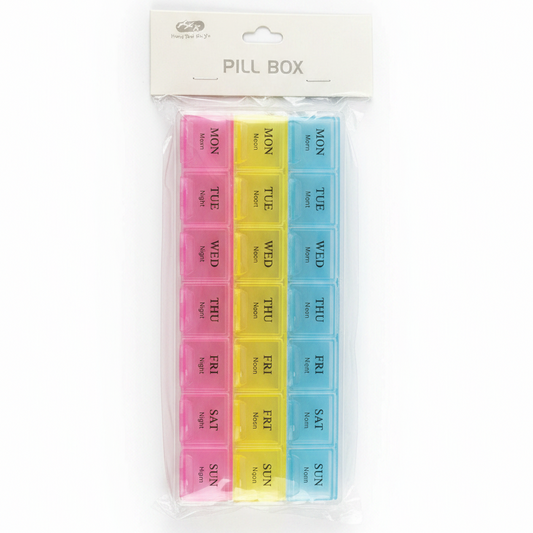 Pill Box Javor me Ngjyra - 21 Ndarje