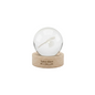 Sferë Kristali me Bazë Druri - Space Glass Mini USB Light