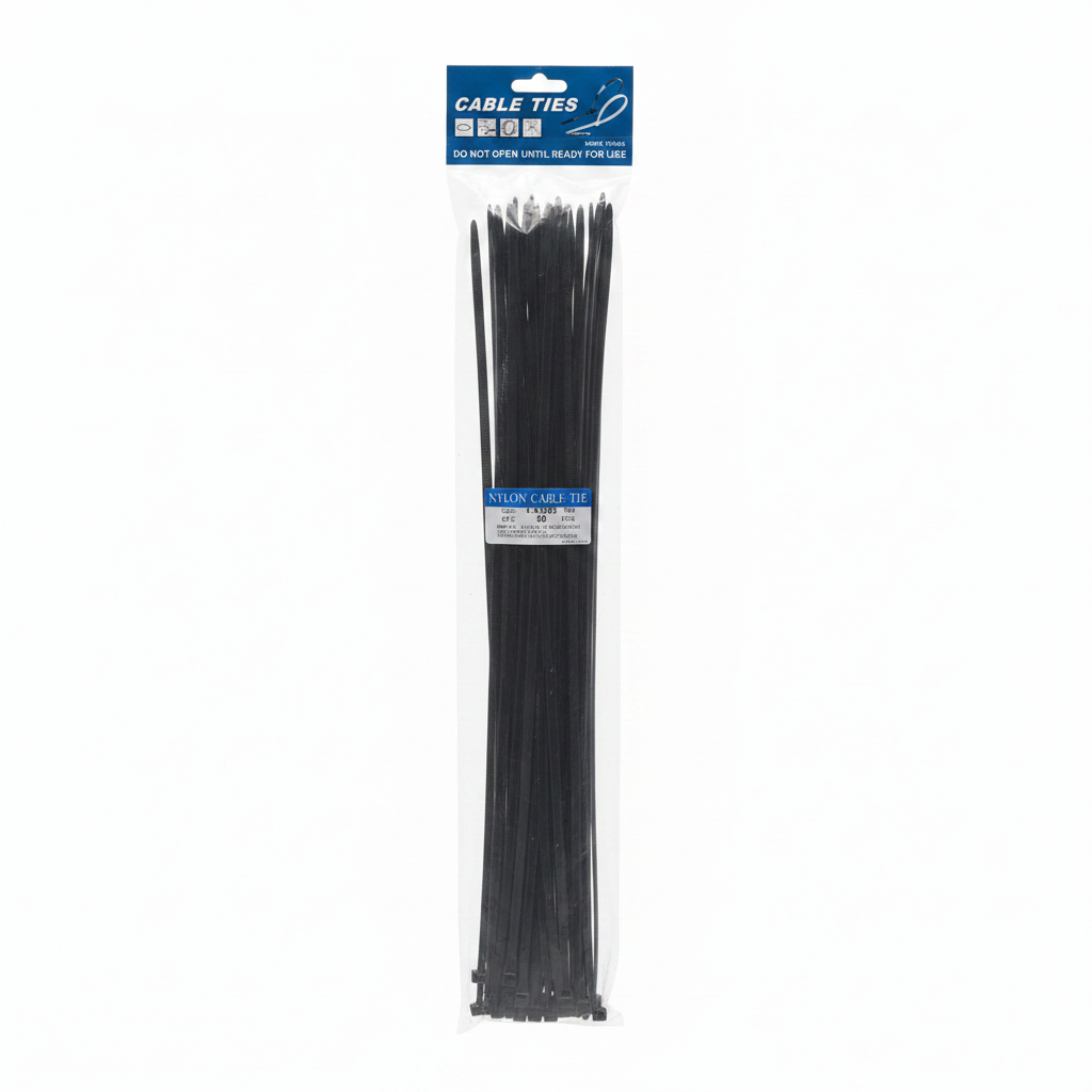 Lidhëse Plastike Nylon Zi 4.8x500mm - 50 copë