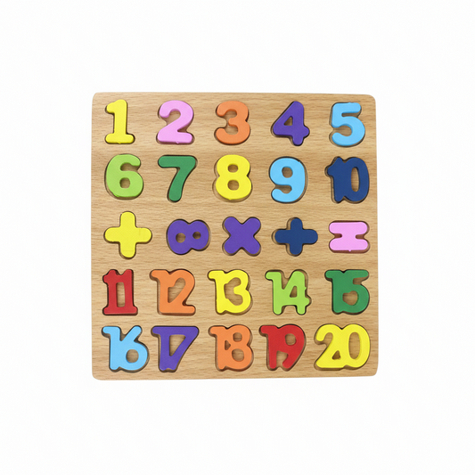 Lodra Druri Edukative - Numrat 1-20 me Simbole Matematike