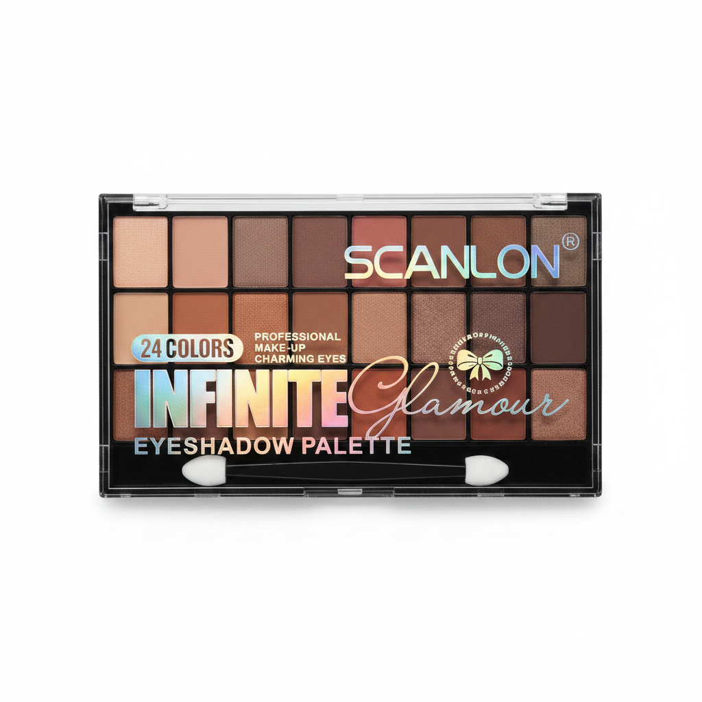 Scanlon Infinite Glamour Eyeshadow Palette 24 Colors