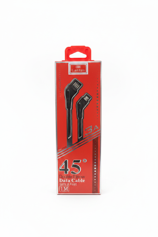 Kabllo USB Micro 45° Double Elbow 3A 1M
