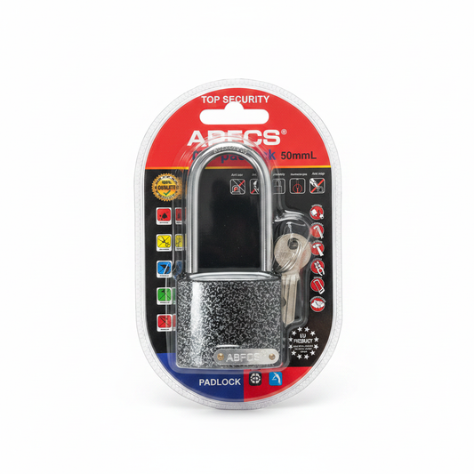 Drynë Çeliku Top Security - Padlock 50mmL Bisht i Gjatë Anti-Saw Anti-Crop CE