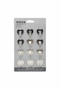 Hook Inox Zemër - Set 11 copë