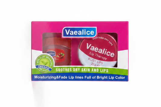 Vaealice Lip Therapy Rosy Lips Set - Lagështi & Ngjyrë 20g