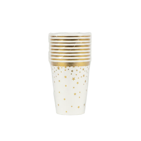 Gota Letre Feste - Gold Stars 10 PCS