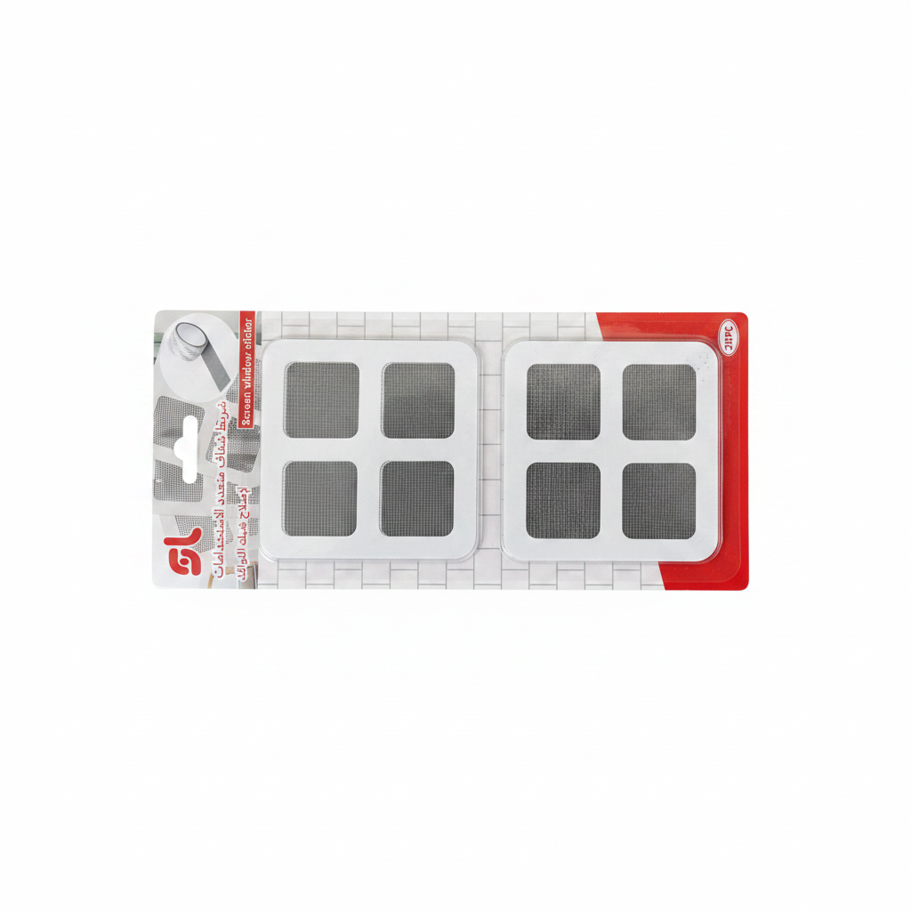 20 cope Arnime Rrjete Dritaresh Vetengjittes - Screen Window Sticker Patch Katrore Gri per Riparim