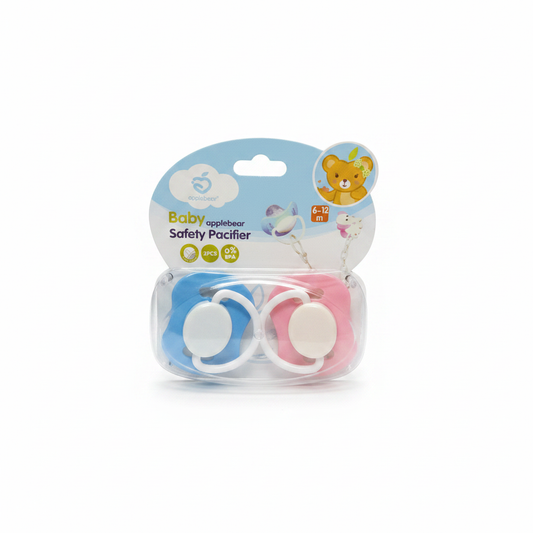 Cuccë Sigurie për Bebe 2 Copë — Baby Safety Pacifier BPA Free 6-12m