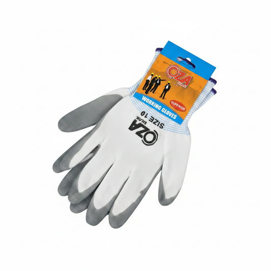 Dorza Pune Superior - Working Gloves Nitrile Size 10 E bardhë/Gri CE