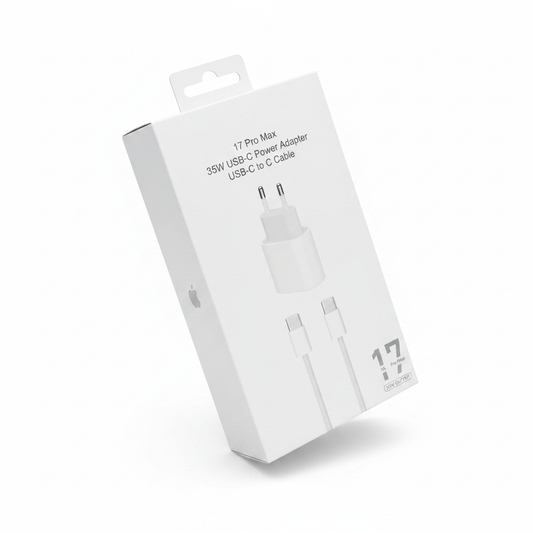 Karikues 35W USB-C Power Adapter Kabllo Type-C to C iPhone 17 Style
