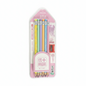 Set Lapsash Pastel 12 Copë me Mprehëse dhe Mbajtëse