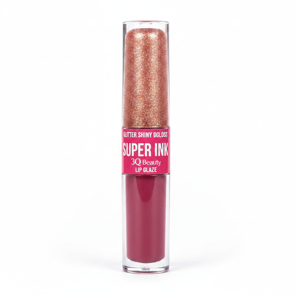 3Q Beauty Super Ink Glitter Shiny Lip Gloss & Lip Glaze - No: 106