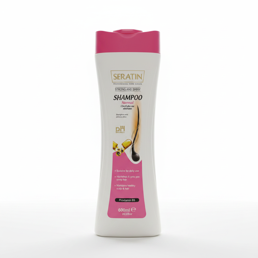 Seratin Shampoo Normal Strong & Shiny 600ml me Provitamin B5
