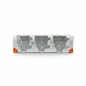 Glasses Set 3 Gotash Qelqi me Doreze 210ml
