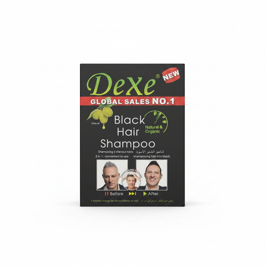Dexe Black Hair Shampoo - Olive Oil Natural & Organic 2in1