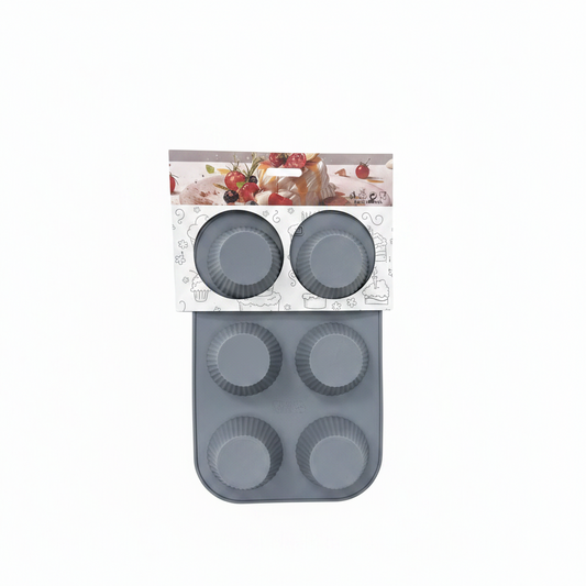 Kallëp Silikoni për Muffin 6 copë