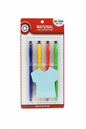 Ballpoint Pen Set 4 Ngjyra me Sticky Note