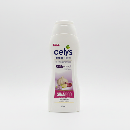 Celys HydroEnergy Shampoo 3in1 Garlic Extract Volumizing 600ml