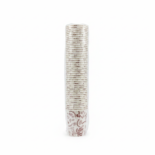 Gota Letre për Kafe - Coffee Time 7oz 50 copë