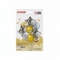 Set Balona Bashkimi 9 cope Ari Gri Zi Marble Yje Confetti