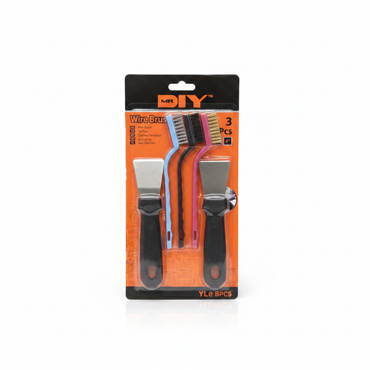 Wire Brush Set MR DIY 3 cope 9 inch