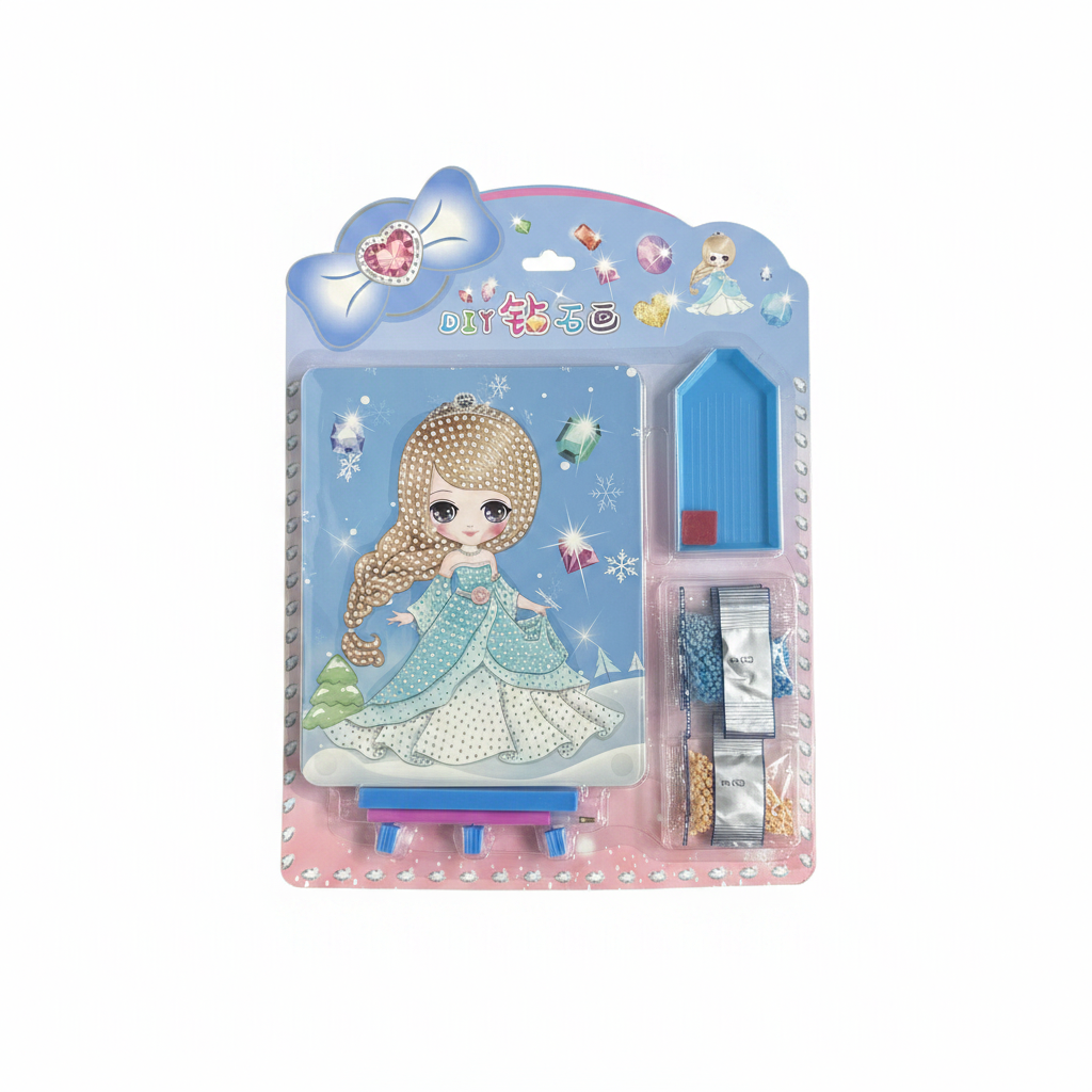 Set DIY Diamond Painting Princeshë për Fëmijë