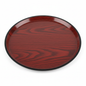 Plastic Round Tray Red/Black 31.5cm