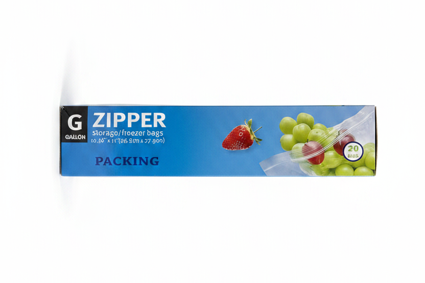 Zipper Storage Bags Gallon 20 copë