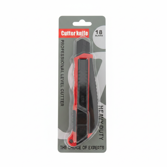 Cutter Knife Professional Level Heavy Duty 18mm - me 18 Tehe SK5