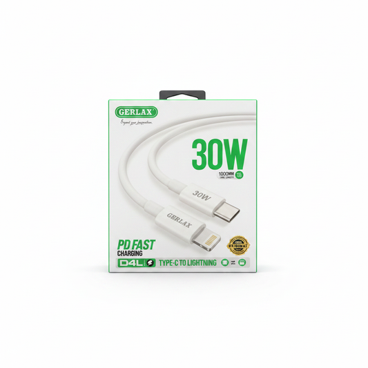 Kabllo 30W PD Fast Charging Type-C Lightning Gerlax D4L
