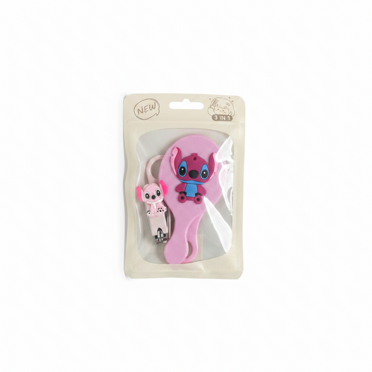 Set Krehër + Prerëse Thonjsh Stitch Angel 3 in 1