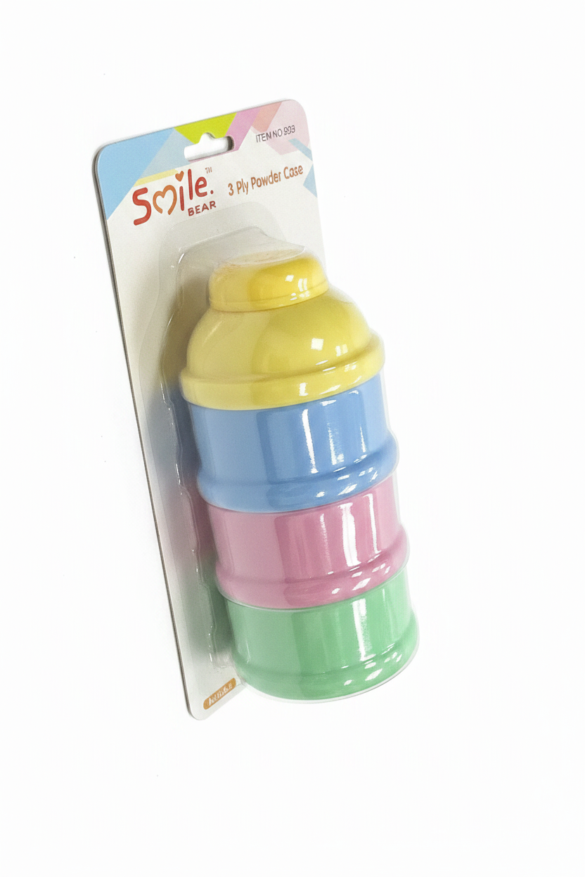 Kuti 3 Ndarje — Smile Bear 3 Ply Powder Case