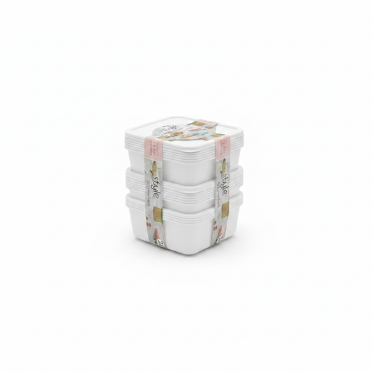 Set Kutish Plastike - Kutia Magazinuese Style 0.3L x4