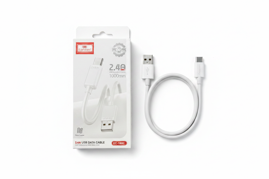 USB Data Cable Type-C 2.4A 1000mm – Kabllo Karikuese dhe Data