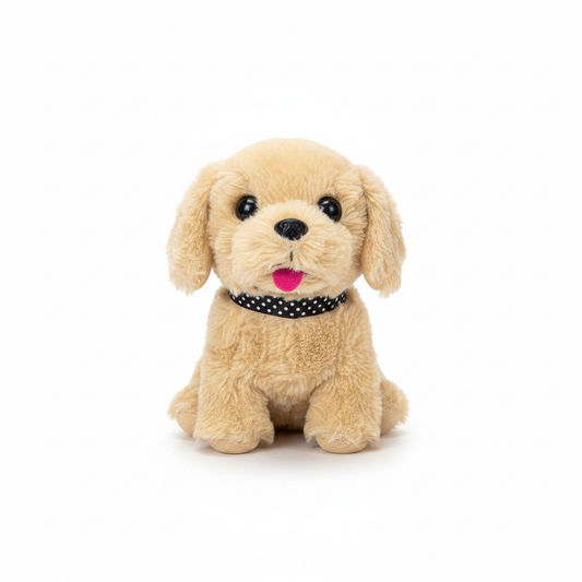 Qen Elektronik Pelush - Walking Dog Toy me Zë dhe Lëvizje