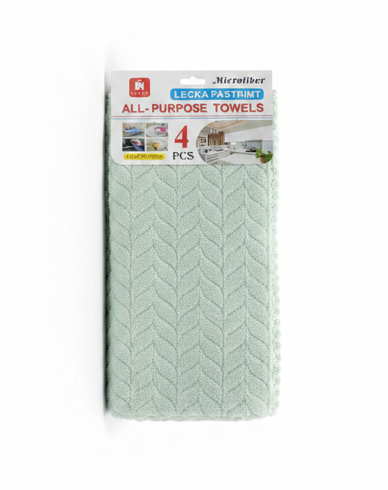 Lecka Pastrimi Microfiber Jeshile 4 cope 30x30cm
