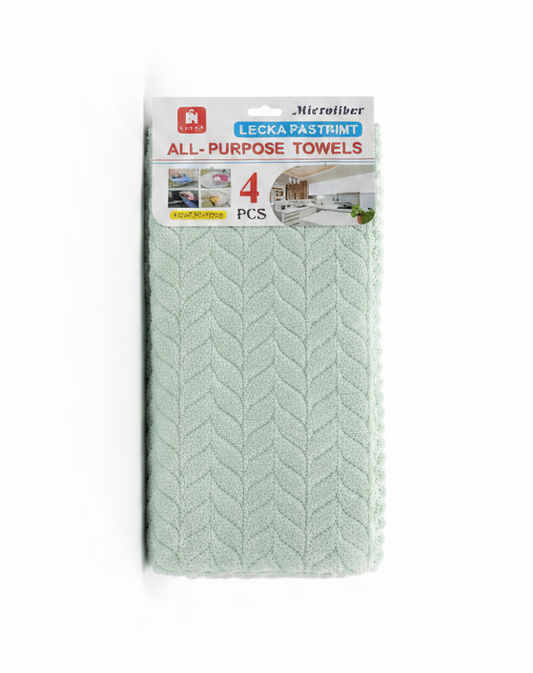 Lecka Pastrimi Microfiber Jeshile 4 cope 30x30cm