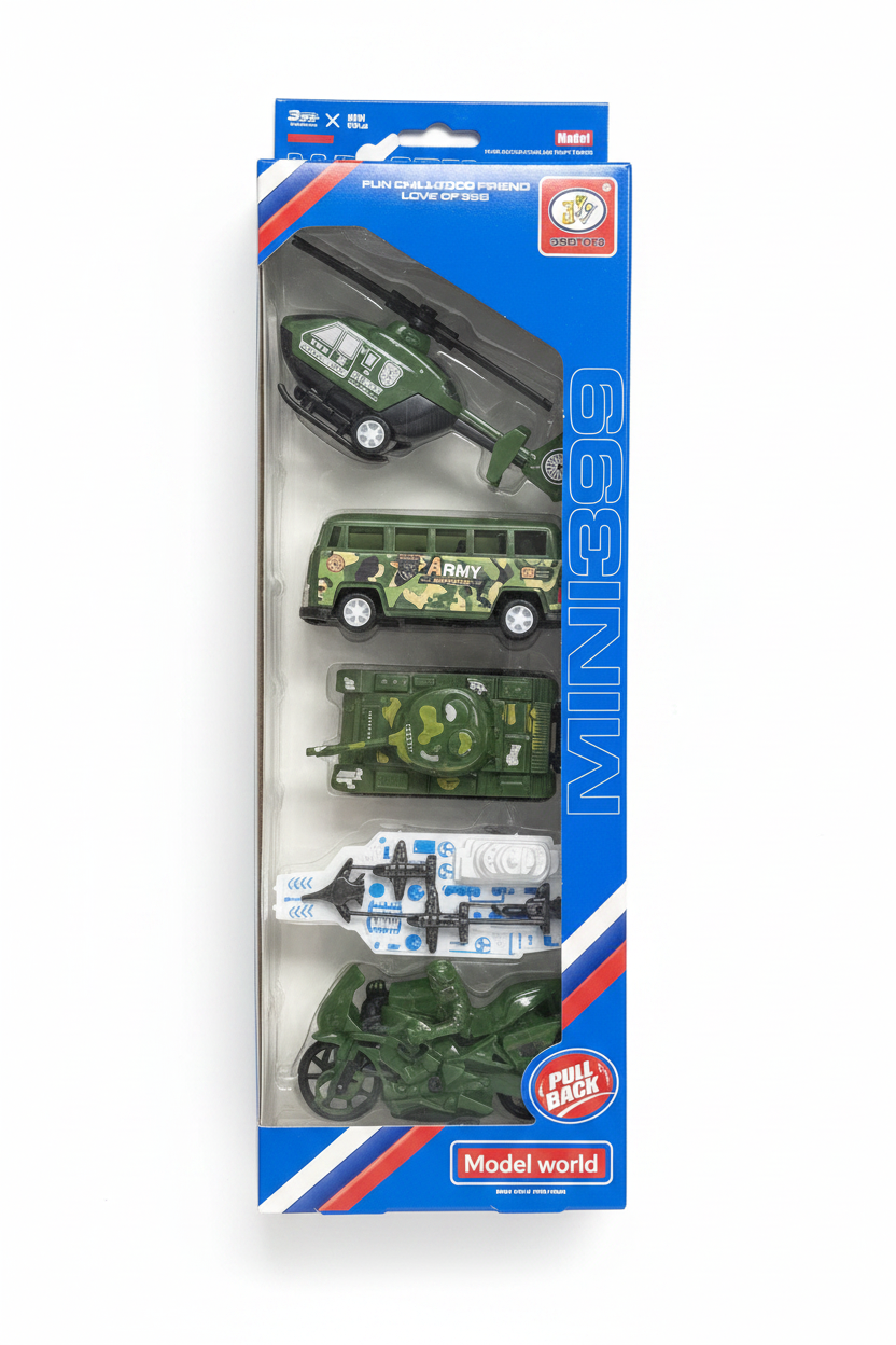 Set Lodërash Ushtarake Mini399 5-në-1