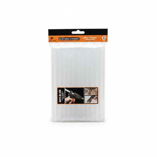 Hot Melt Glue Sticks Silicone 11mm x 19cm - Shkopinj Ngjitëse Profesionale