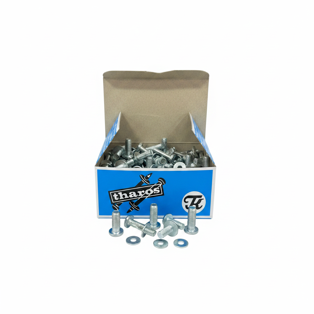 Set of Hex Zinc Plated Bolts with Washers - Box No. 60 CE Certified