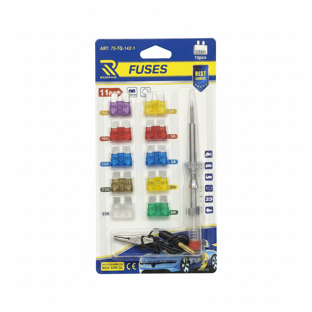 Set Siguresa Makine 10 Copë + Testues FUSES 75-TQ-142-1