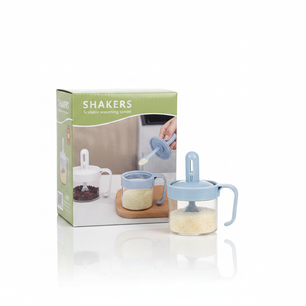 Shaker Erëzash Qelqi me Lugë