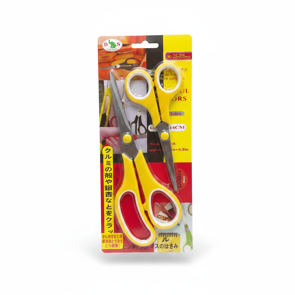 Set DS Rripat e Xhamit të Verdhë 2 copë 14cm